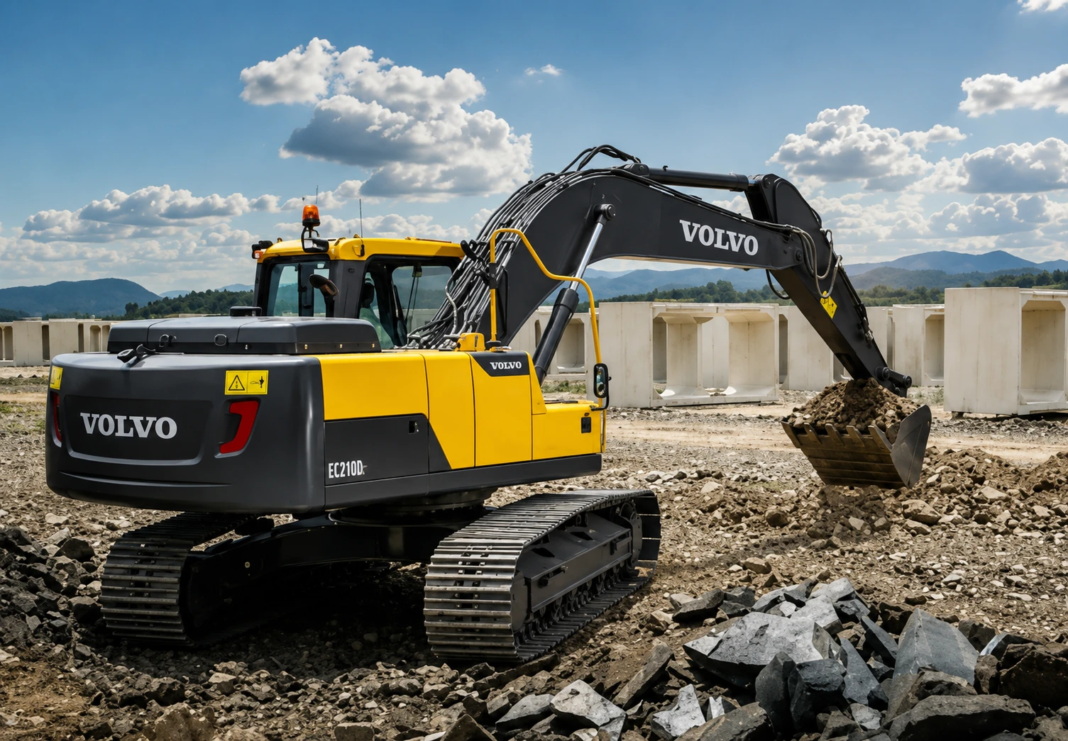 Volvo EC210 — Fuel Efficiency