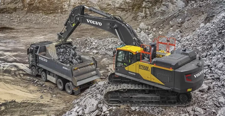 Volvo EC550E — Efficiency